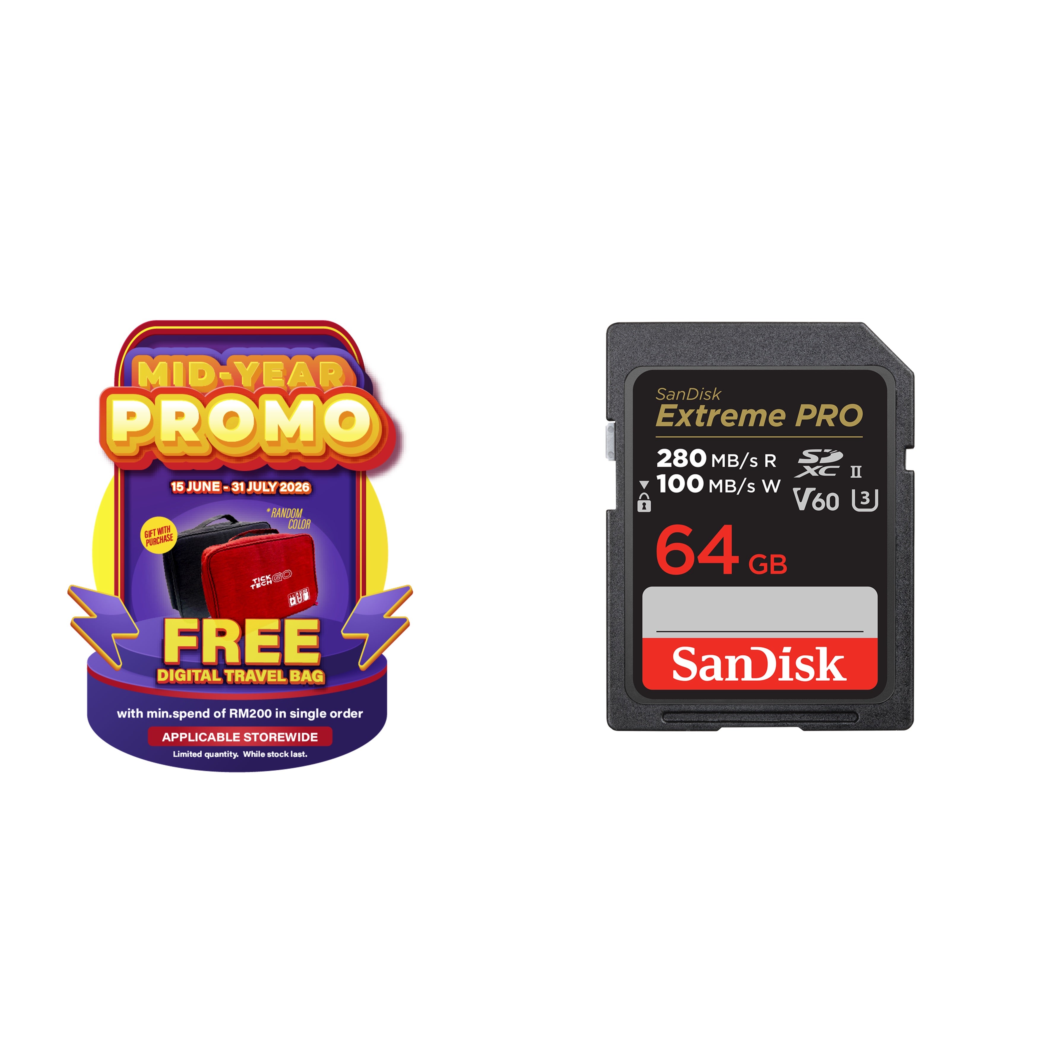 SanDisk Extreme PRO SDXC⢠UHS-II Card (V60)-Data Storage-futuromic